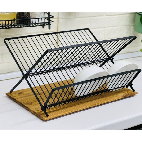 آبچکان تاشو طرح ايکيا سيني چوبي