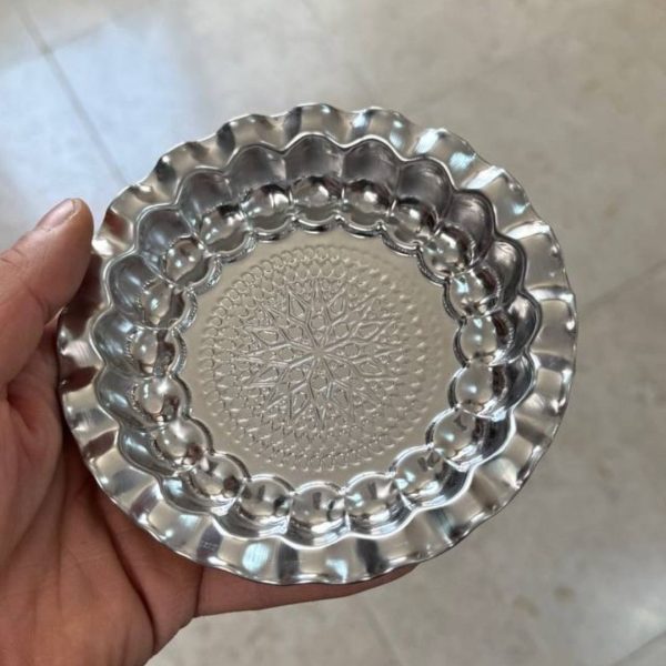 سینی استیل طرح مس 13 سانت