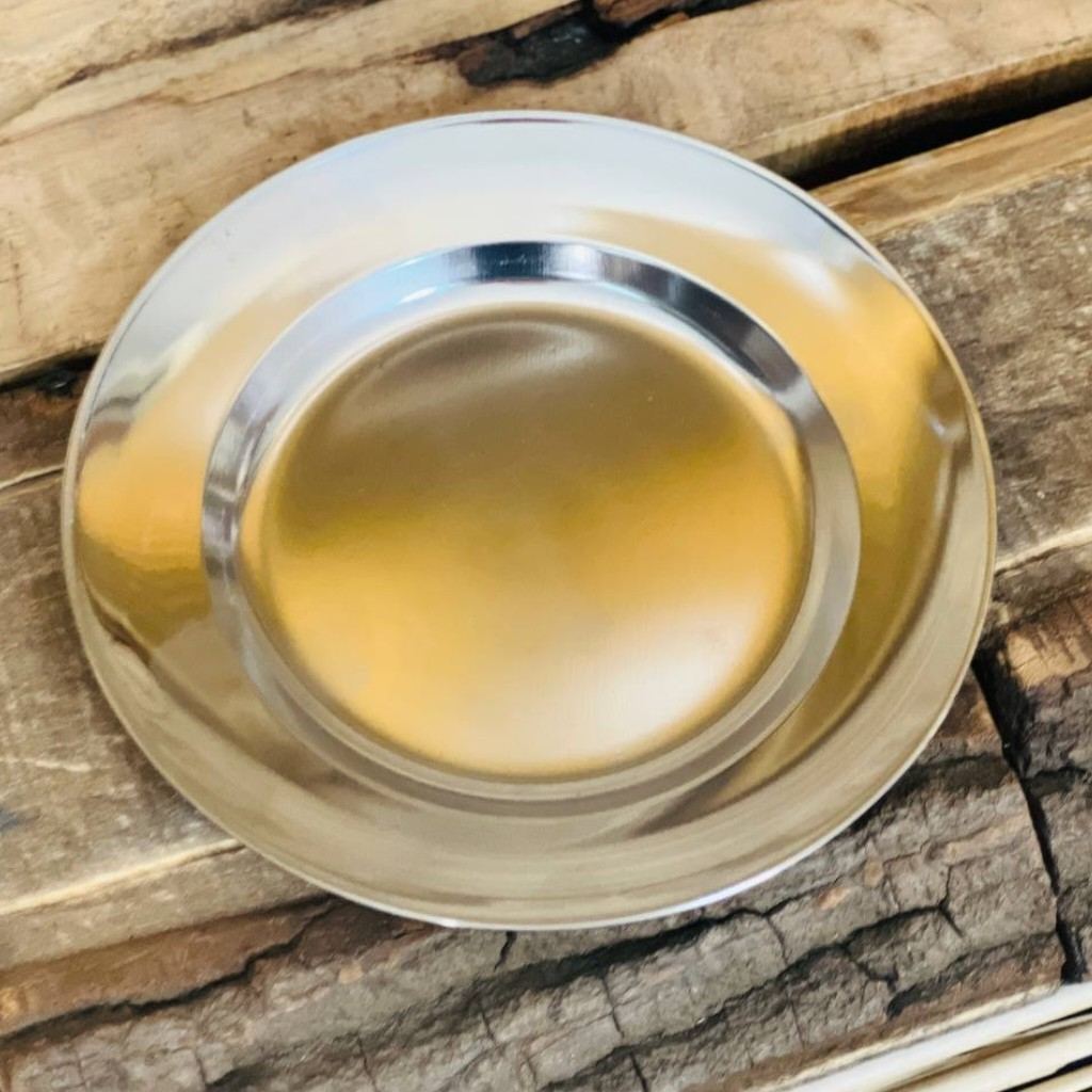 بشقاب استیل 18 سانت