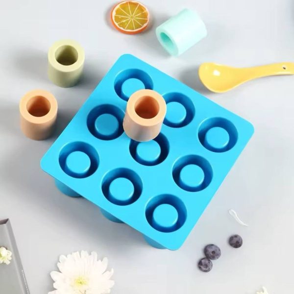 قالب يخ سيليکونی استنلی استوانه ای 9 تايی