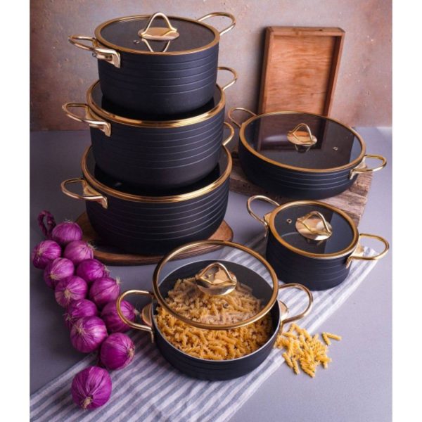 سرويس 21 پارچه دسته طلا کوکينو