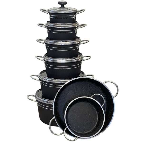 سرويس 14 پارچه گلدونی مات