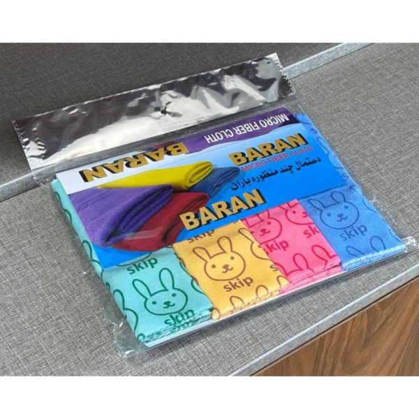 دستمال 30*30 خرگوشي باران (4عددي)