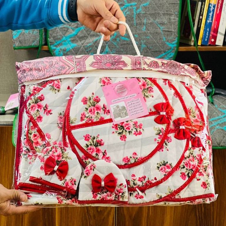 سرویس 11 پارچه پاپیون دار جیران