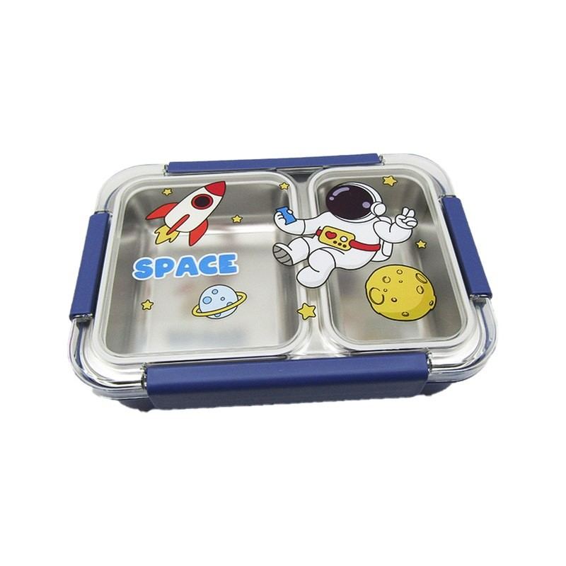 e7cc13b7169ab7fbeac42f4602200859 لانچ باکس داخل استيل 2 خانه Y70 قاشق چنگال - Image 1