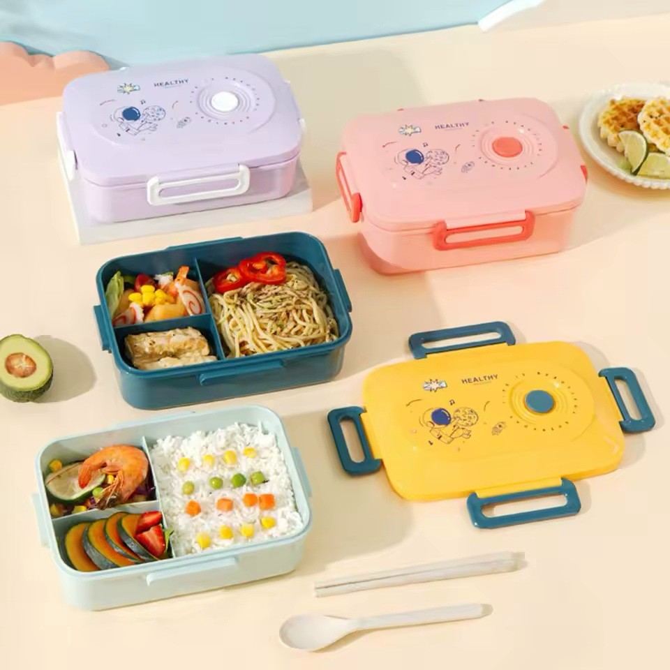 f5b8df17638bfce52396103e02531d66 لانچ باکس 3 خانه پلاستيکی وارداتی - Image 1