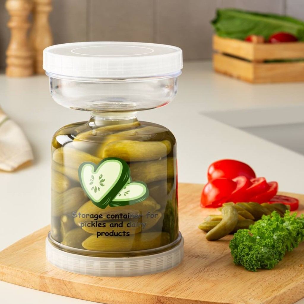 ad07190030ca5dddfe5b6c3ac695db40 ظرف نگهدارنده خیارشور آکام - Image 1