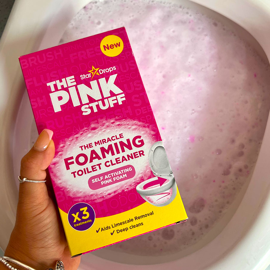 پودر جرمگیر و رسوب زدای فرنگی ٣ عددي pinkstuff